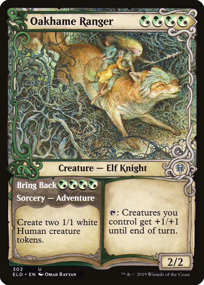 Oakhame Ranger (Showcase) - Throne of Eldraine 302
