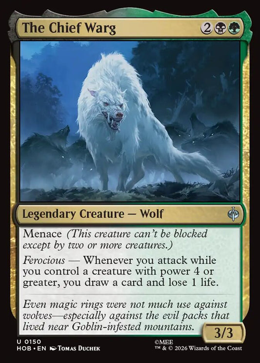 The Chief Warg - The Hobbit 150