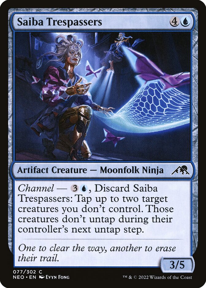 Saiba Trespassers - Kamigawa: Neon Dynasty 77 (Foil)