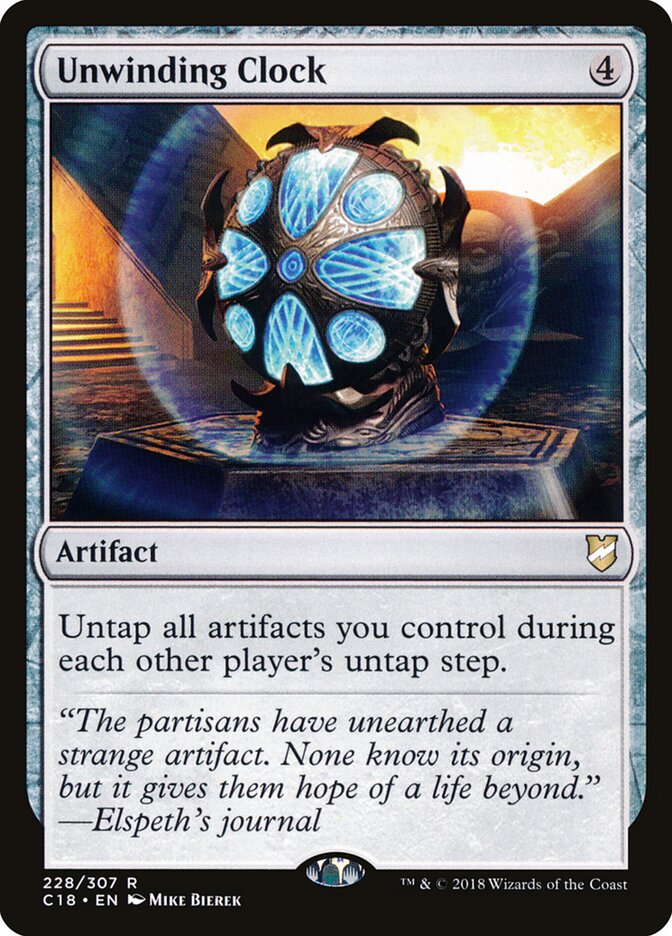 Unwinding Clock - Commander 2018 228