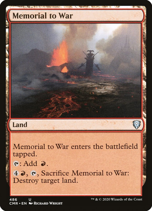 Memorial to War - CMR 486