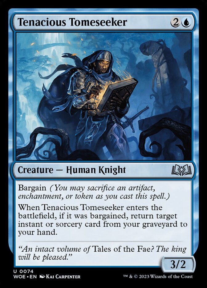 Tenacious Tomeseeker - Wilds of Eldraine 74 (Foil)