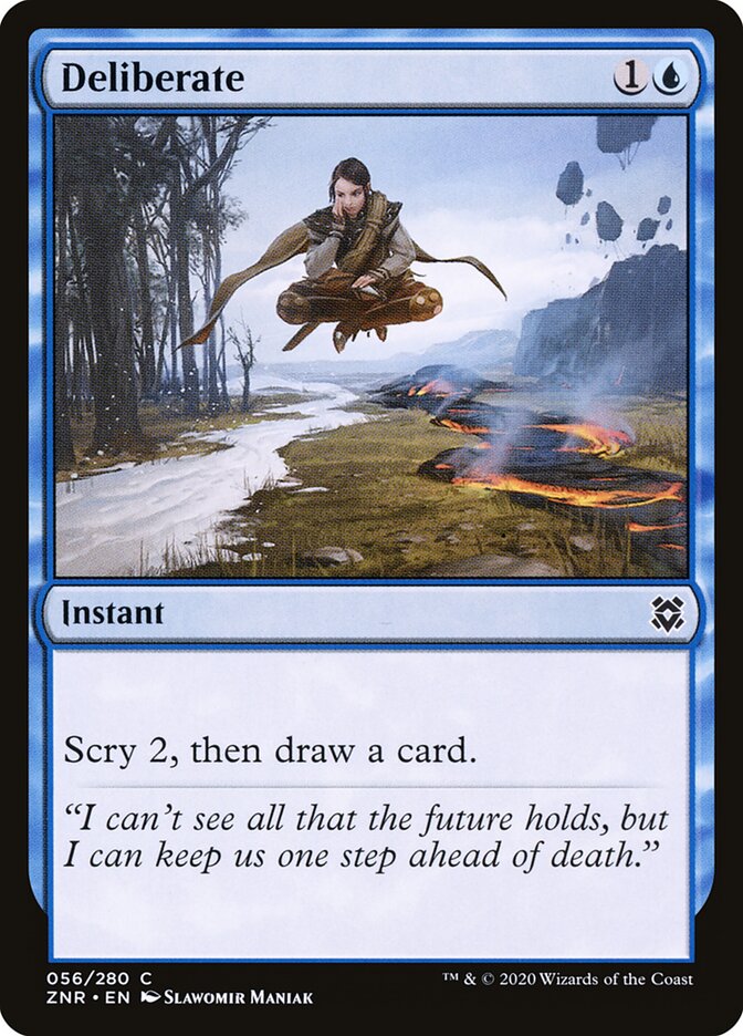 Deliberate - Zendikar Rising 56 (Foil)
