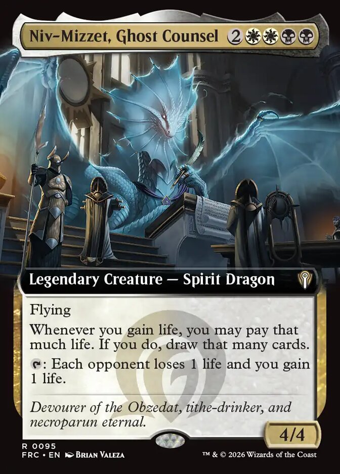 Niv-Mizzet, Ghost Counsel - Reality Fracture Commander 95