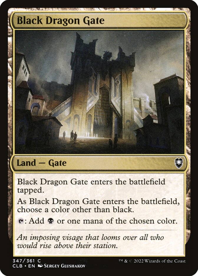 Black Dragon Gate - CLB 347