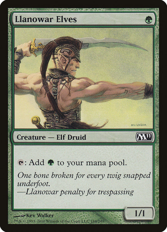 Llanowar Elves - M11 184