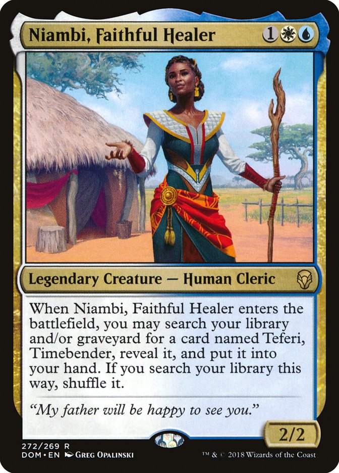 Niambi, Faithful Healer - Dominaria 272