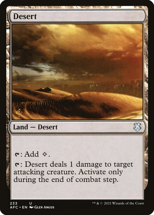 Desert - AFC 233
