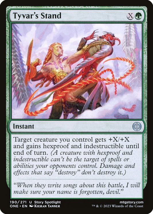 Tyvar's Stand - ONE 190  (Foil)