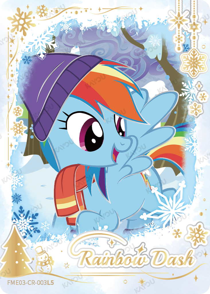 Rainbow Dash FME03-CR-003L5 Fun Moments Series 3 trading card