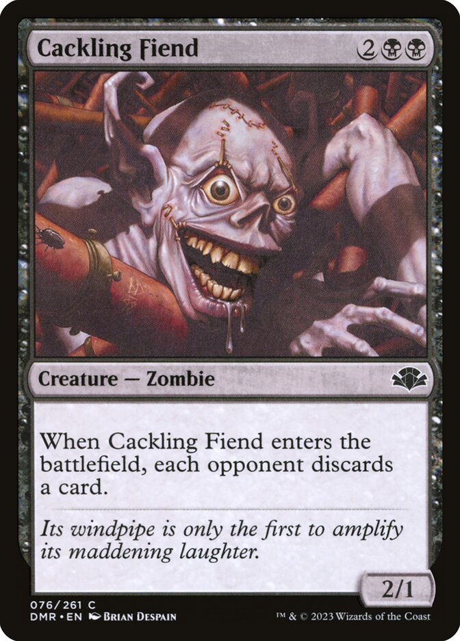 Cackling Fiend - Dominaria Remastered 76 (Foil)