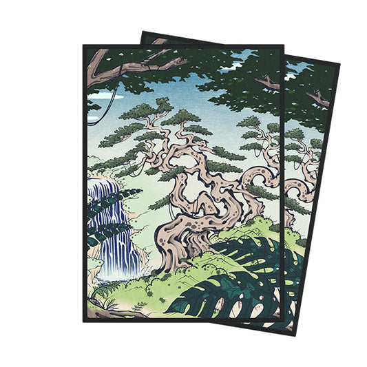 Arcane Fortress Premium Art Sleeves - Ukiyo-e- Verdent Sanctuary (100 count)