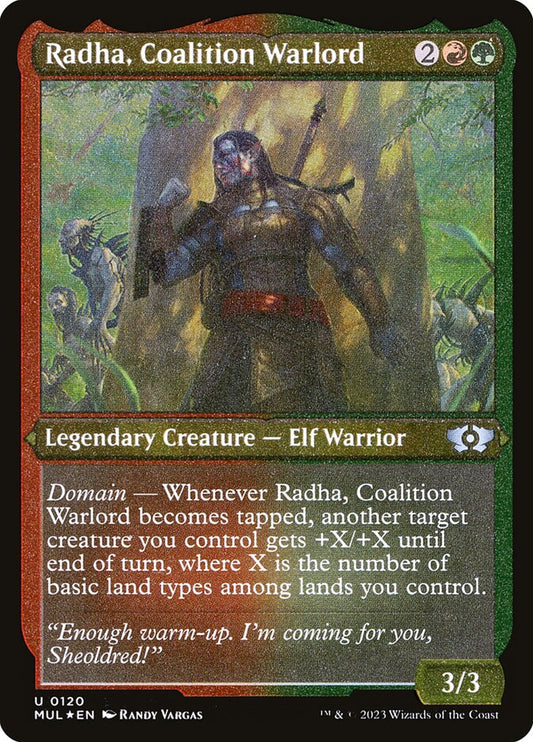 Radha, Coalition Warlord - MUL 120