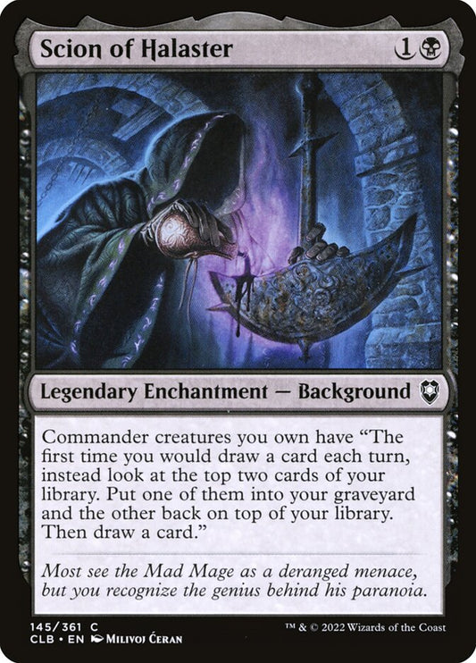Scion of Halaster - Commander Legends: Battle for Baldur's Gate 145 (Foil)