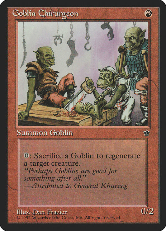 Goblin Chirurgeon - Fallen Empires 54c