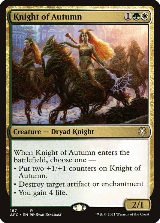 Knight of Autumn - AFC 187