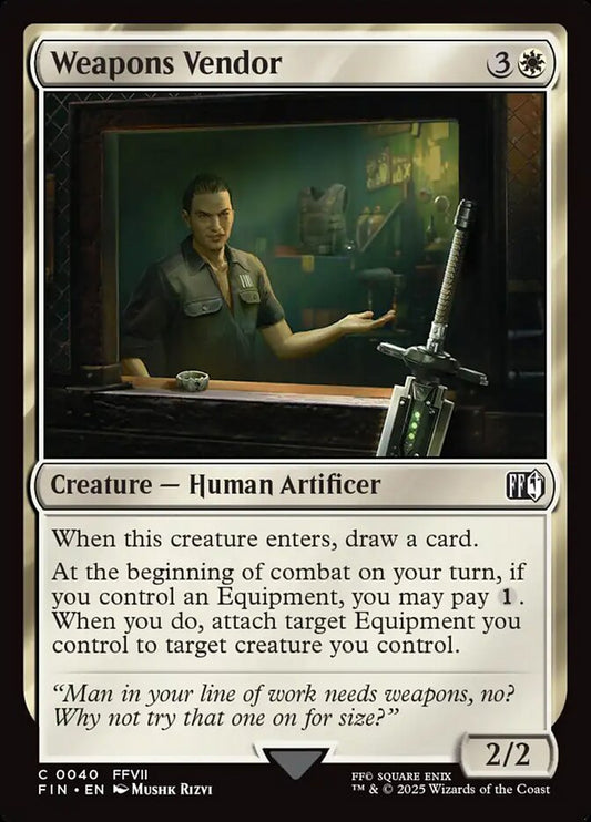 Weapons Vendor - FIN 40  (Foil)