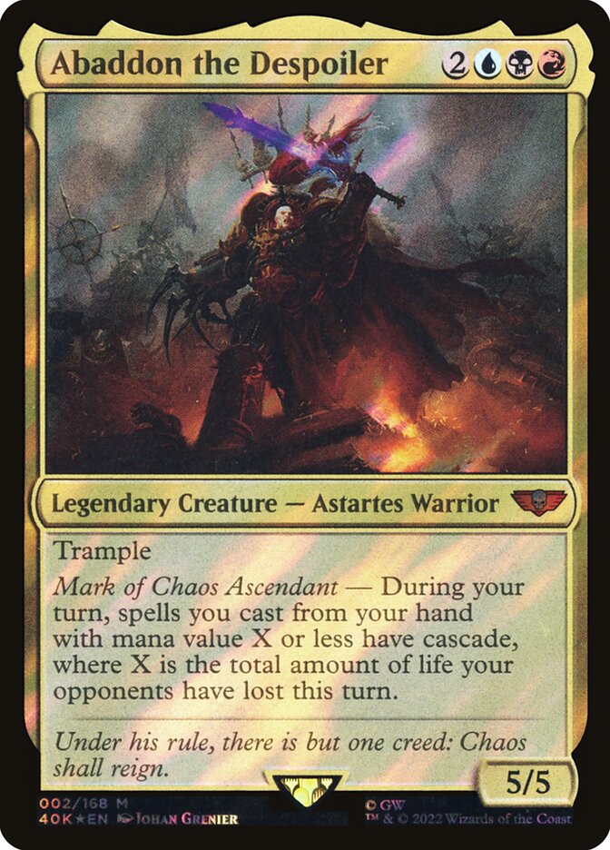 Abaddon the Despoiler - Warhammer 40,000 Commander 2 (Foil)
