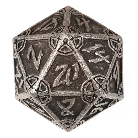 Dire d20 - Dark Iron Hexbreaker - Die Hard Dice