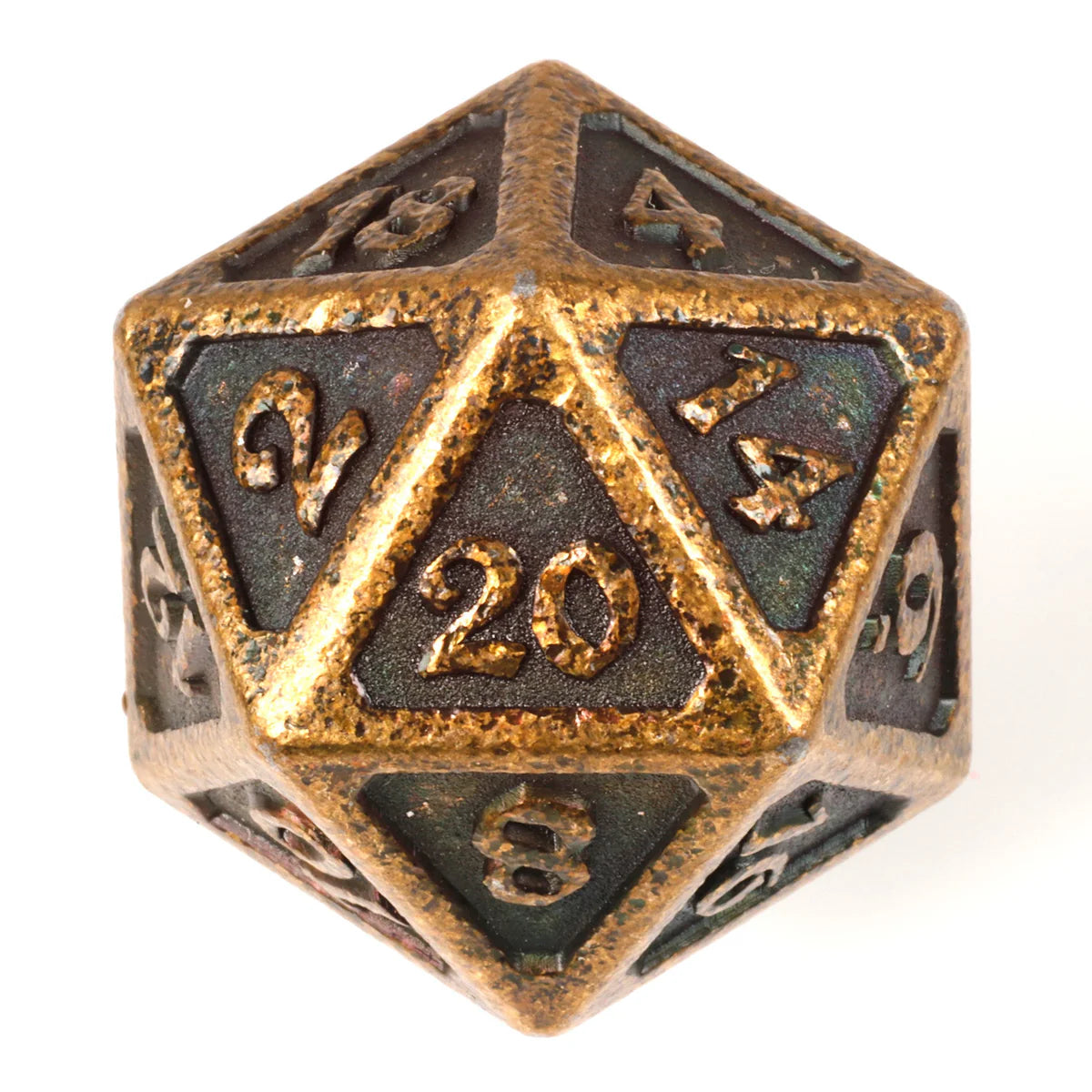 Dire d20 - Mythica Dark Gold - Die Hard Dice