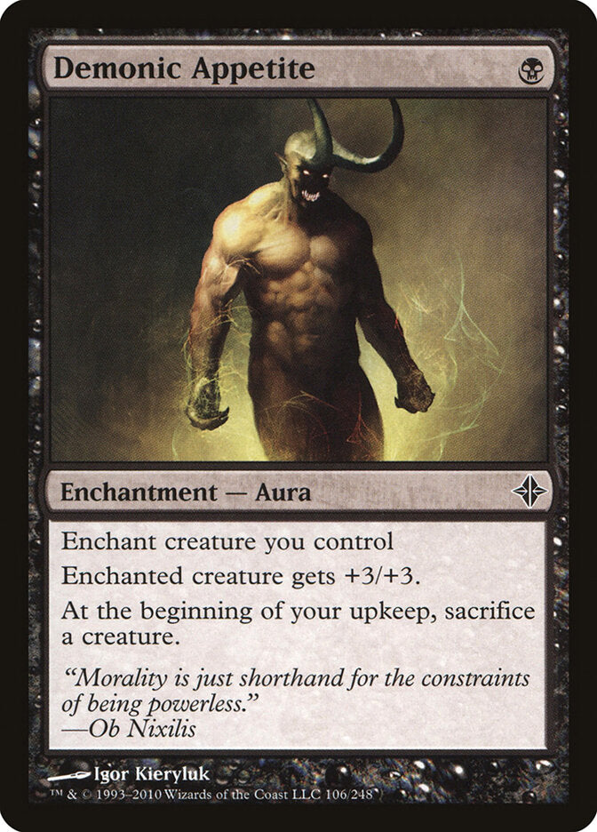 Demonic Appetite - Rise of the Eldrazi 106 (Foil)