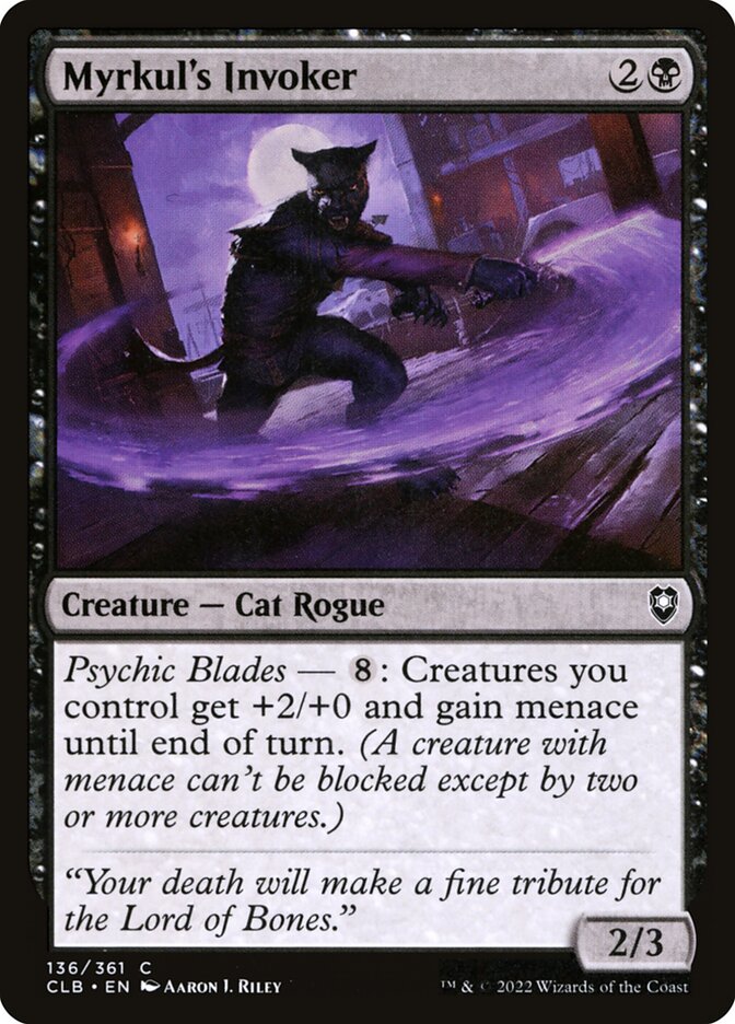 Myrkul's Invoker - Commander Legends: Battle for Baldur's Gate 136 (Foil)