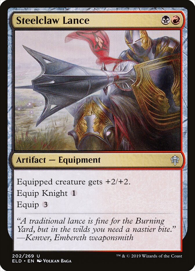Steelclaw Lance - Throne of Eldraine 202