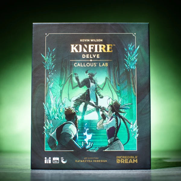 Kinfire Delve: Callous' Lab  Card Game