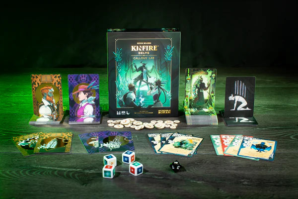 Kinfire Delve: Callous' Lab  Card Game