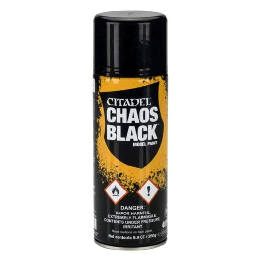 Citadel: Chaos Black Primer Spray Can