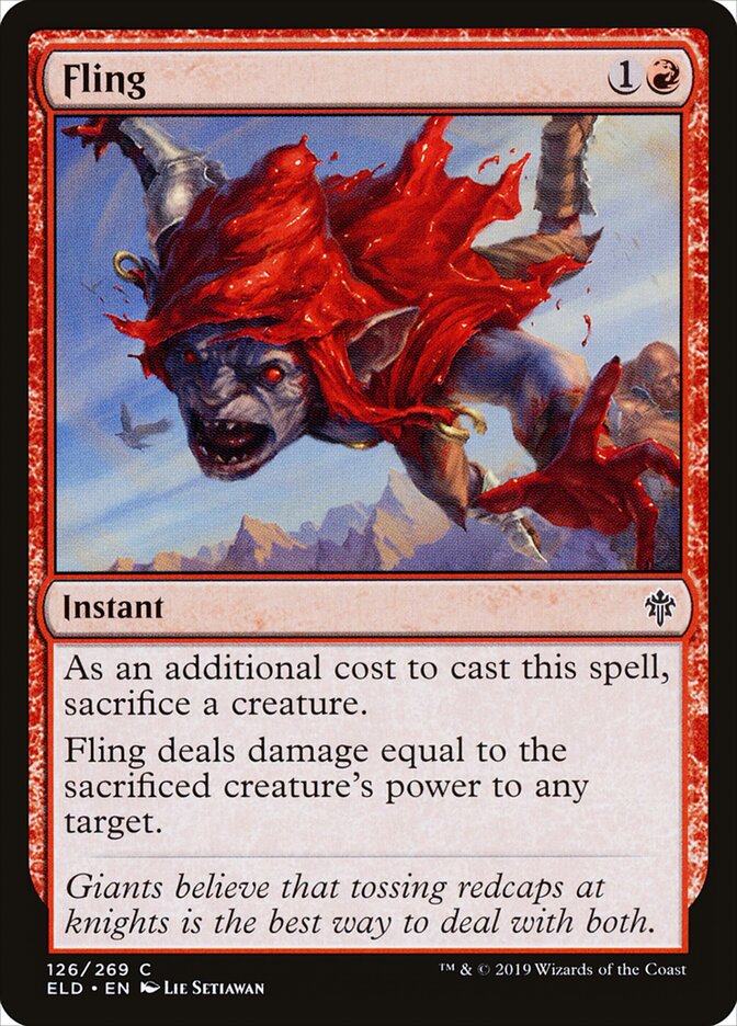 Fling - Throne of Eldraine 126 (Foil)