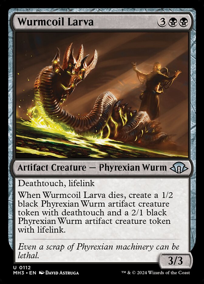 Wurmcoil Larva - Modern Horizons 3 112 (Foil)