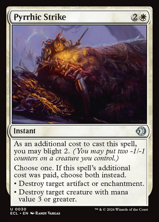 Pyrrhic Strike - ECL 30  (Foil)