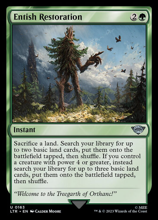 Entish Restoration - LTR 163  (Foil)