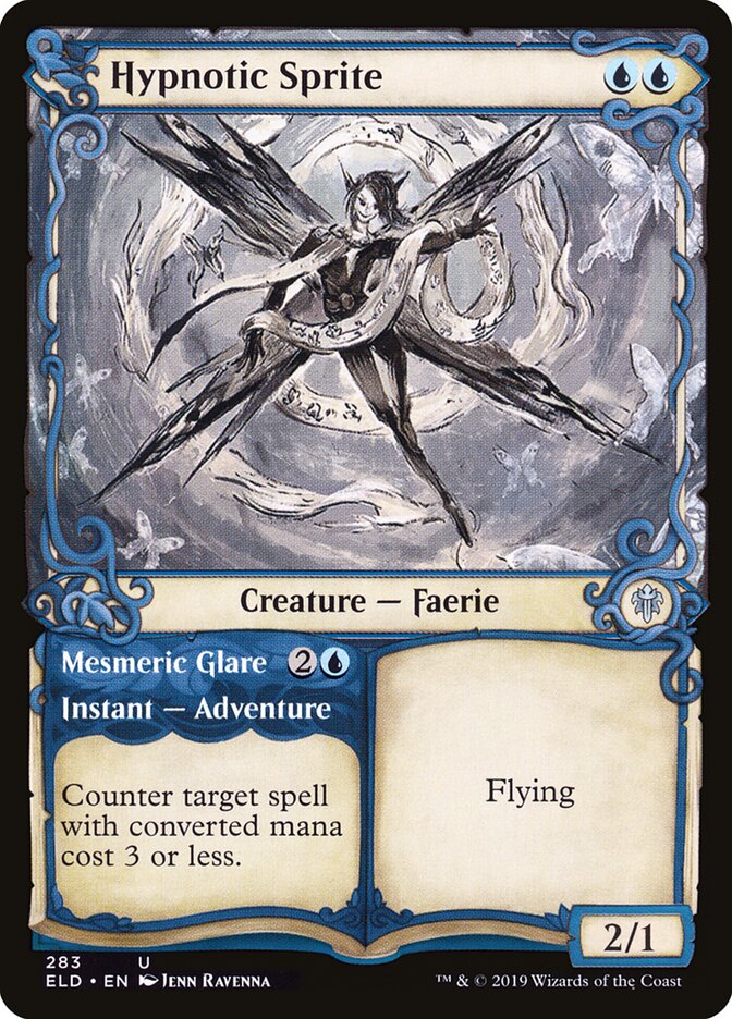Hypnotic Sprite (Showcase) - Throne of Eldraine 283