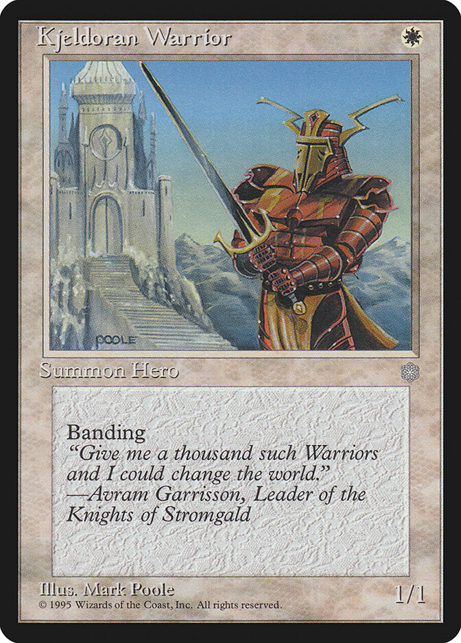 Kjeldoran Warrior - Ice Age 41