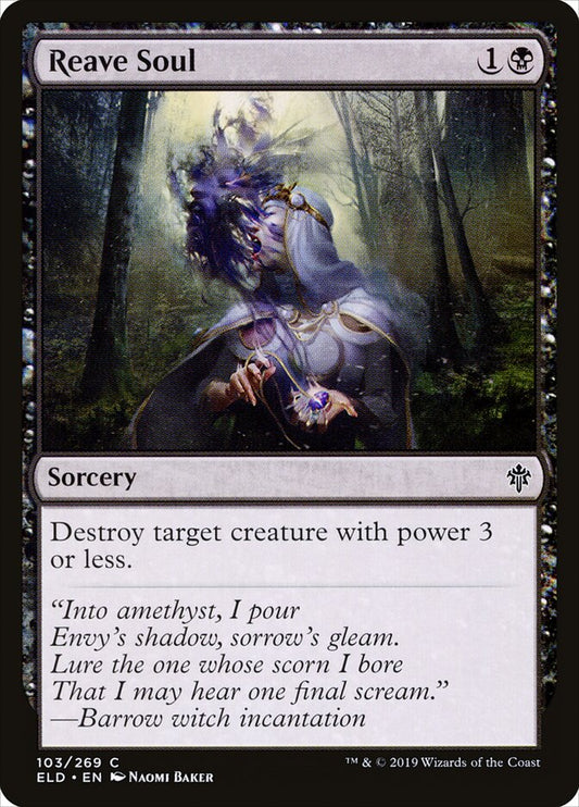Reave Soul - Throne of Eldraine 103 (Foil)
