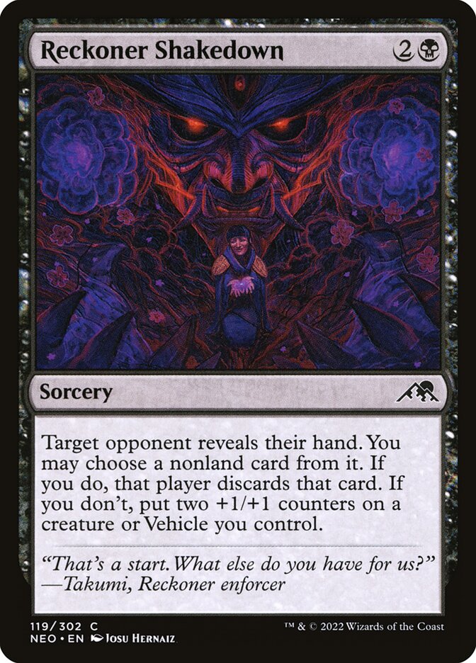Reckoner Shakedown - Kamigawa: Neon Dynasty 119 (Foil)
