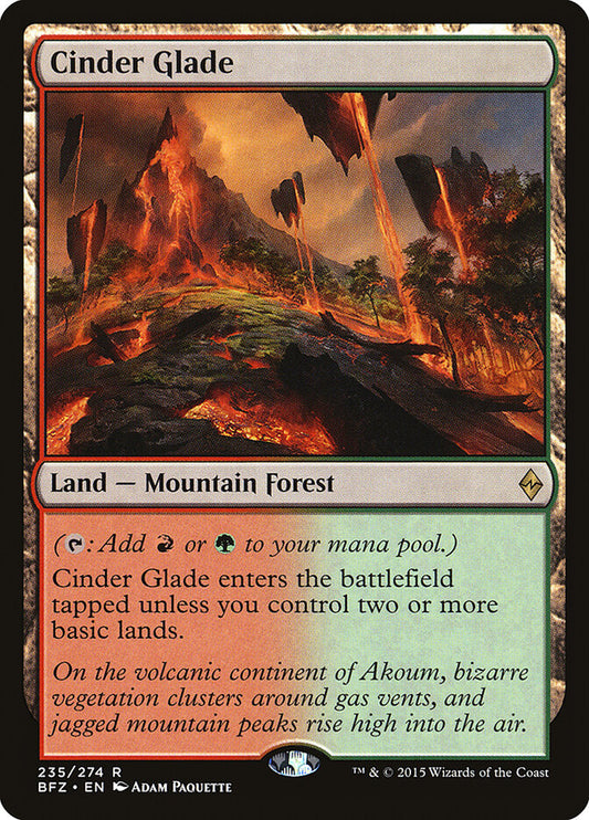 Cinder Glade - Battle for Zendikar 235