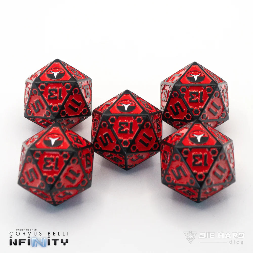 Infinity D20 set - Nomads - Die Hard Dice