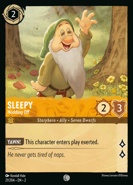 Sleepy - Nodding Off - 21/204 (Foil)