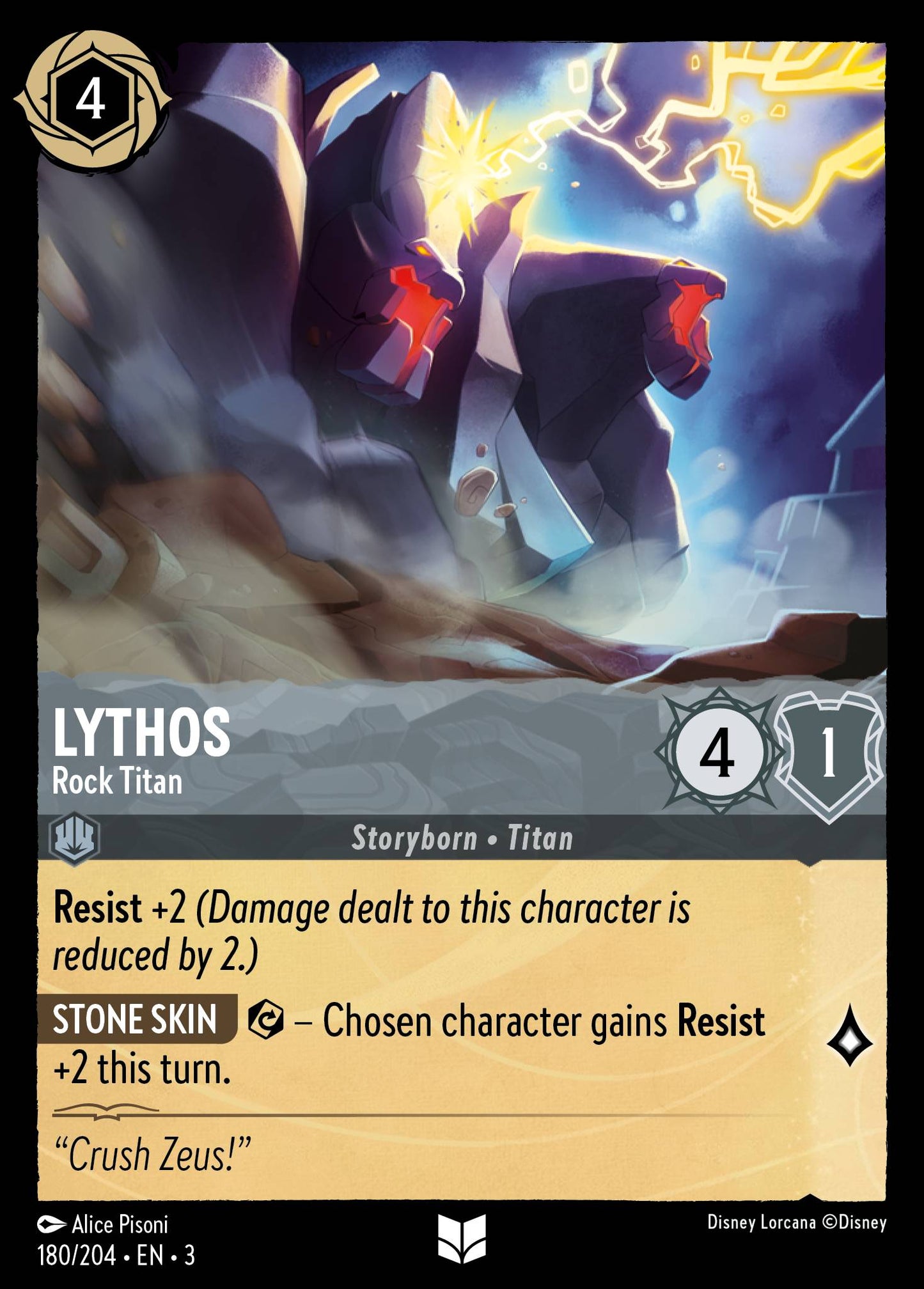 Lythos - Rock Titan -  180/204 (Foil)