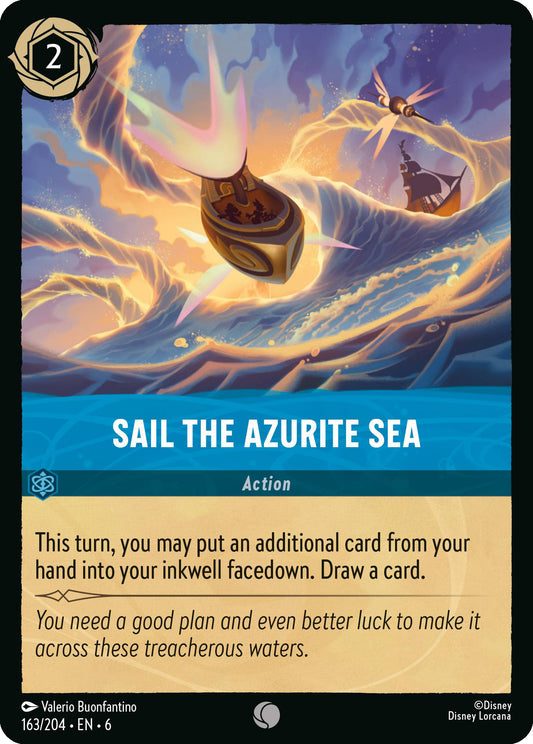 Sail the Azurite Sea - Azurite Sea 163/204  (Foil) - Near Mint - Ungraded