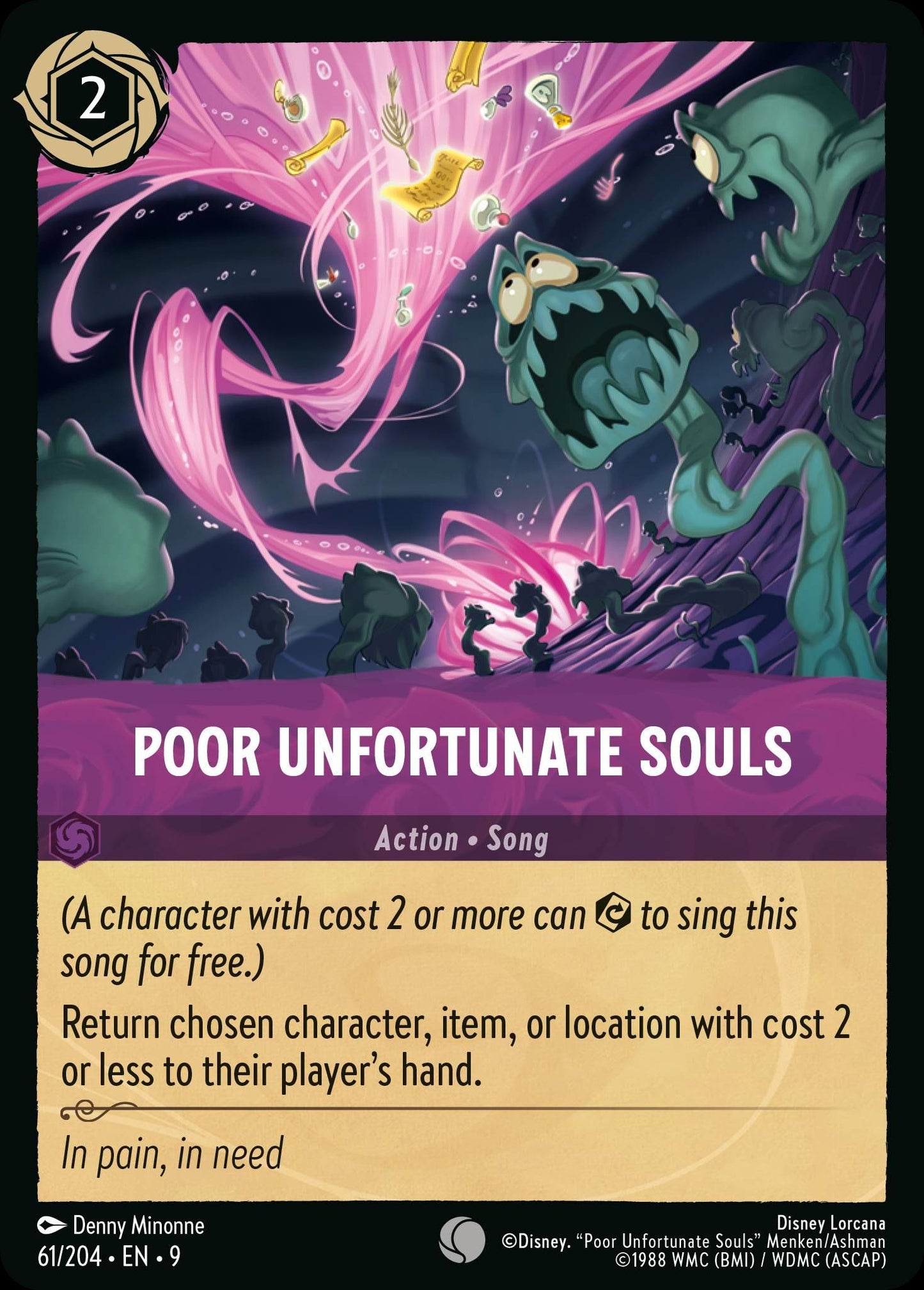 Poor Unfortunate Souls - Fabled 61/204  (Foil) - Near Mint - Ungraded