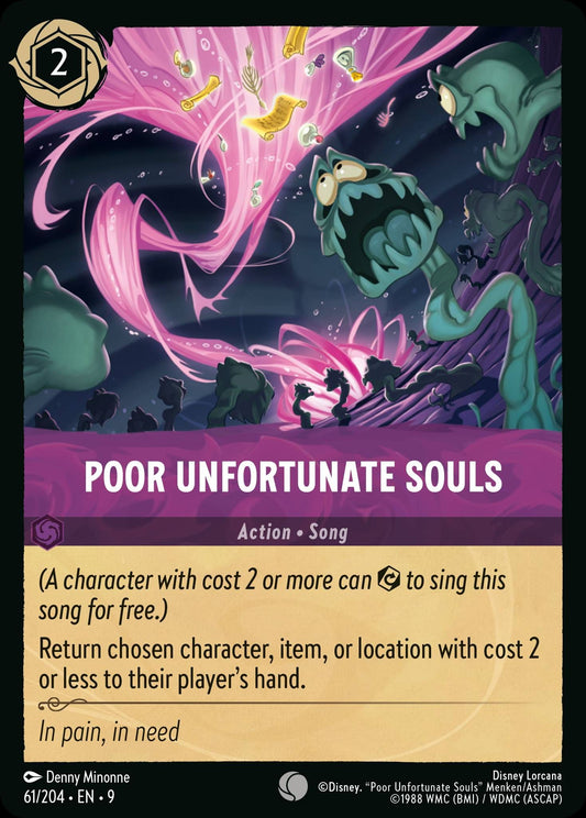 Poor Unfortunate Souls - Fabled 61/204  (Foil) - Near Mint - Ungraded