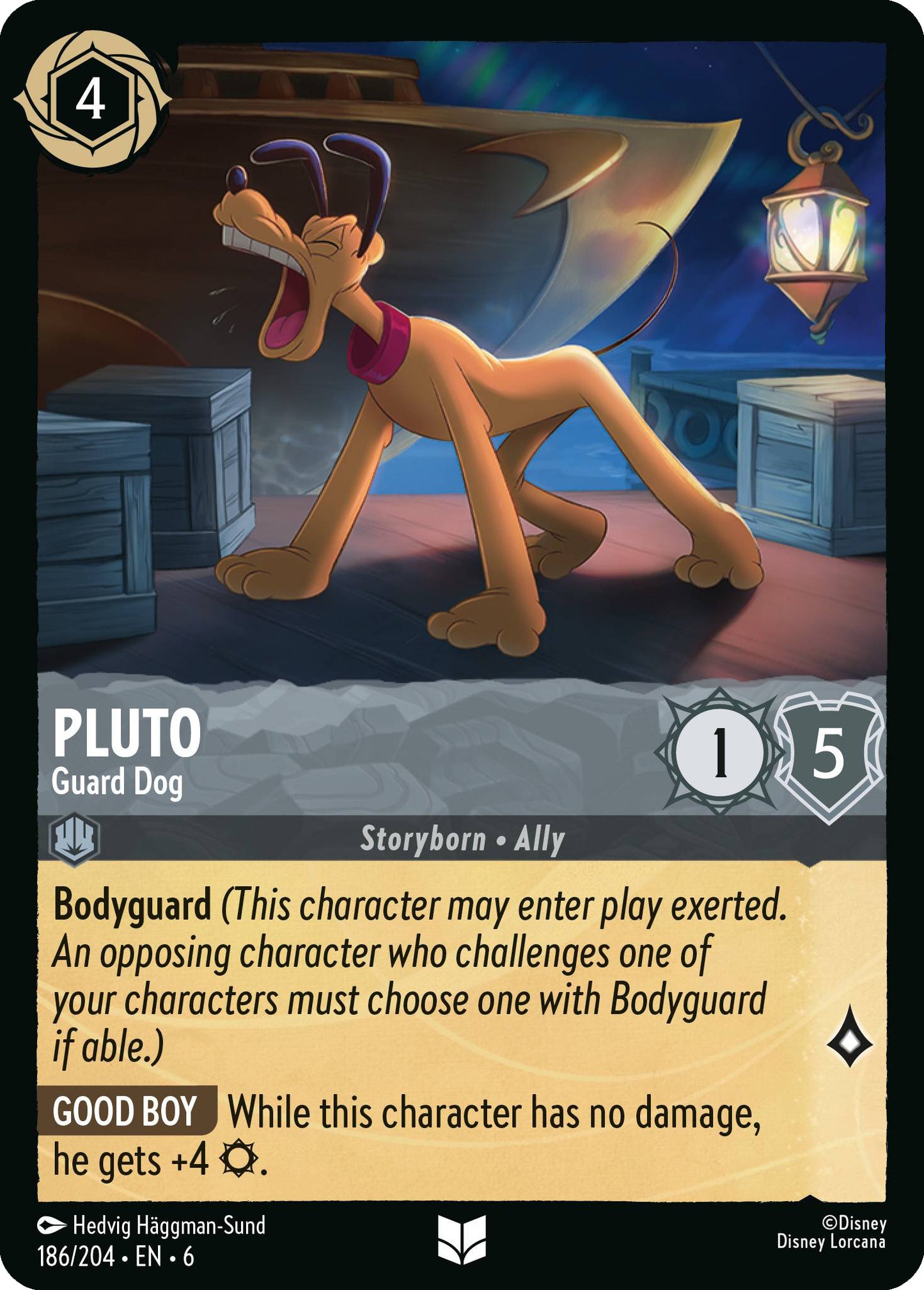 Pluto - Guard Dog - Azurite Sea 186/204 (Foil) - Near Mint