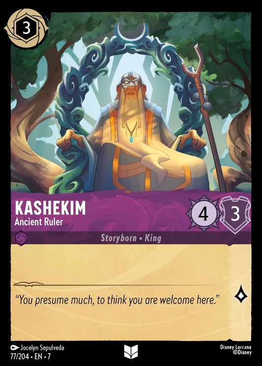 Kashekim - Ancient Ruler - Archazia's Island 77/204  (Foil) - Near Mint - Ungraded
