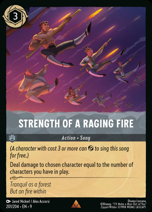 Strength of a Raging Fire - Fabled 201/204  - Near Mint - Ungraded