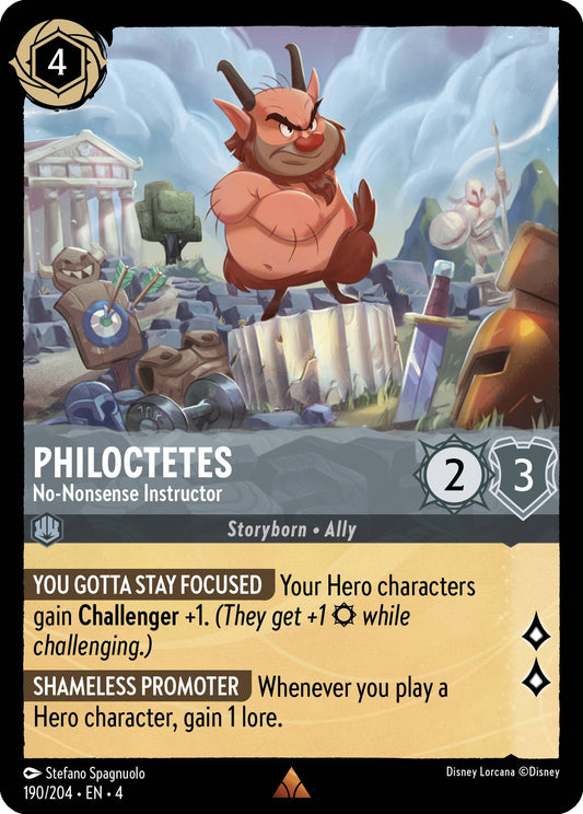 Philoctetes - No-Nonsense Instructor - Ursula's Return 190/204  (Foil) - Near Mint - Ungraded