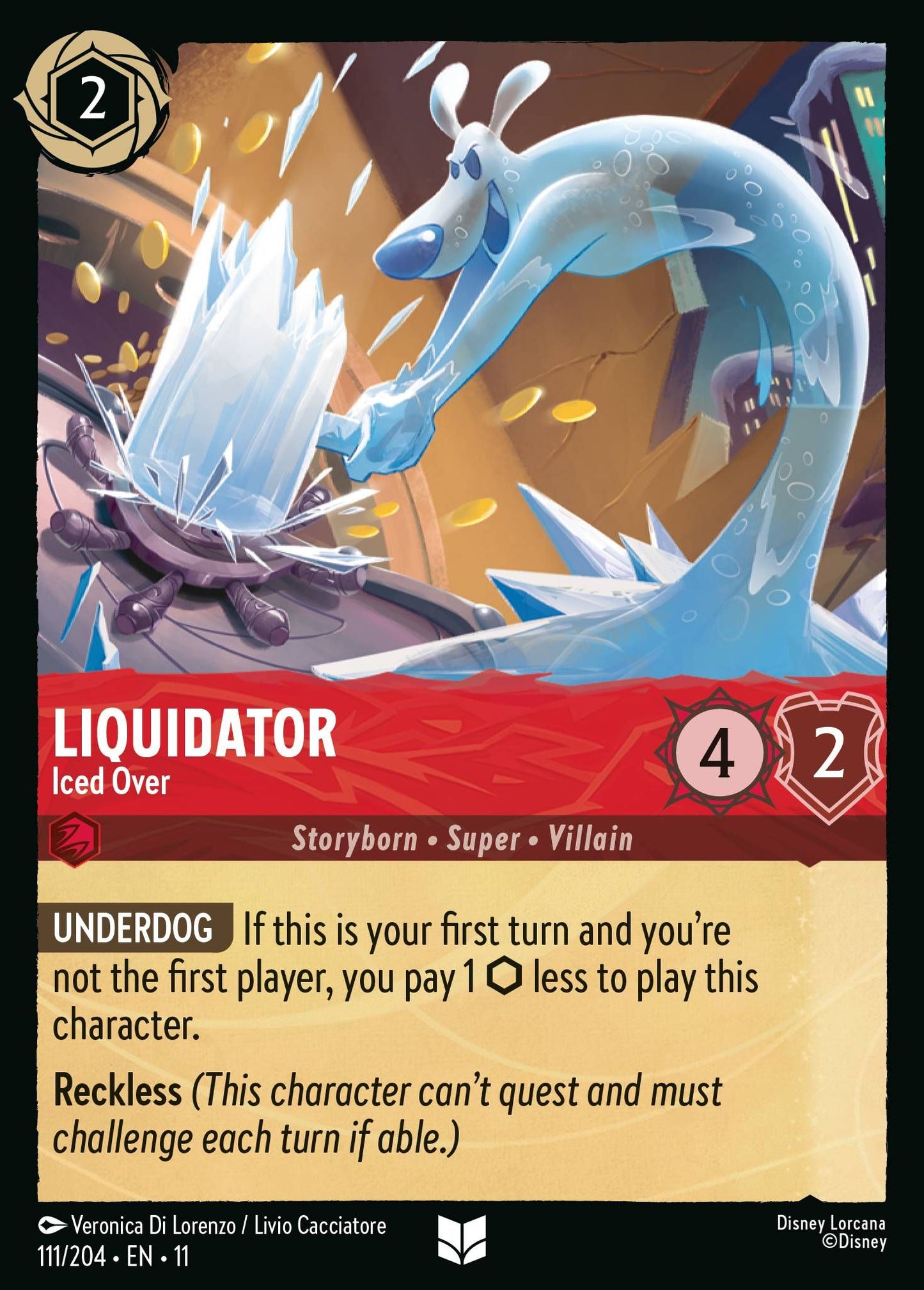 Liquidator - Iced Over - Winterspell 111/204 - Near Mint